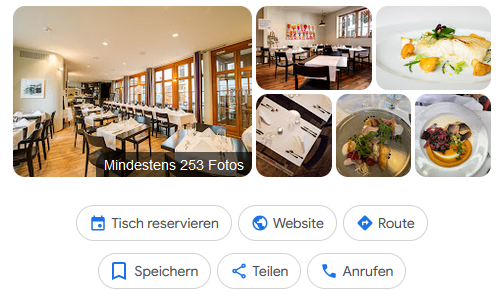 Local SEO Unternehmendprofil Optionen zur Terminbuchung