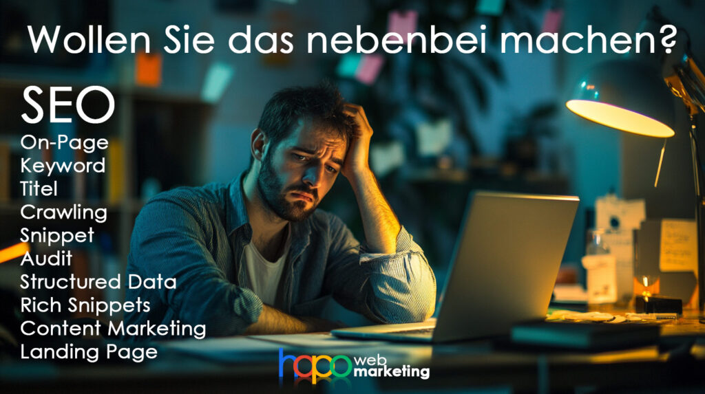 SEO Agentur Grafik - nicht selber machen